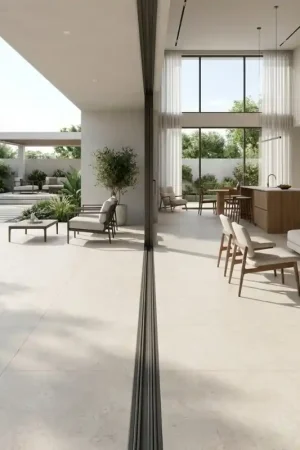 Seulement Aujourd'hui Carrelage Effet pierre KYOTO WHITE 120x120